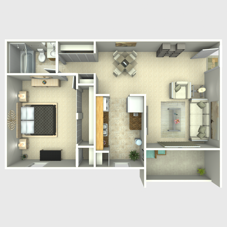 1 BR 1 BR